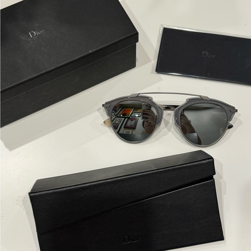 Dior So Real mirrored sunglasses